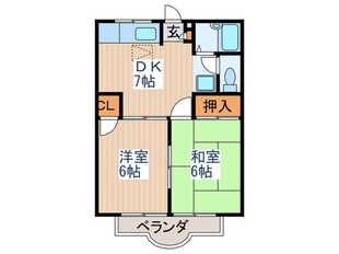 アゼリア東大和の物件間取画像